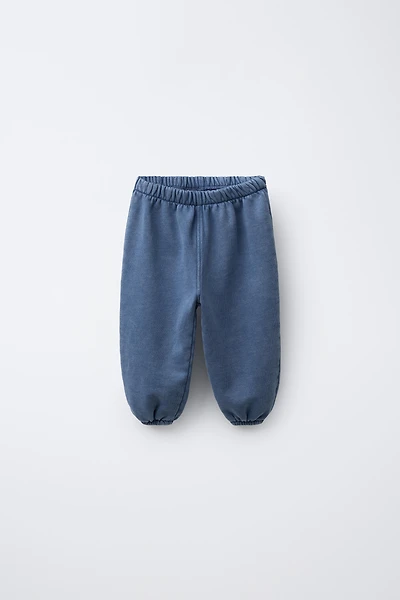 WASHED EFFECT JOGGER PANTS