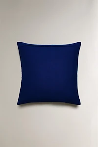 SQUARE COTTON THROW PILLOW COVER X COLLAGERIE