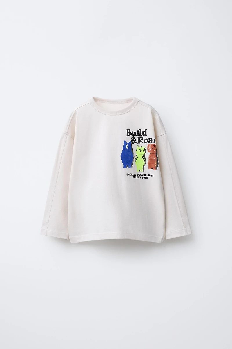 T-SHIRT À IMPRIMÉ OURS