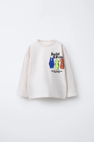 T-SHIRT À IMPRIMÉ OURS