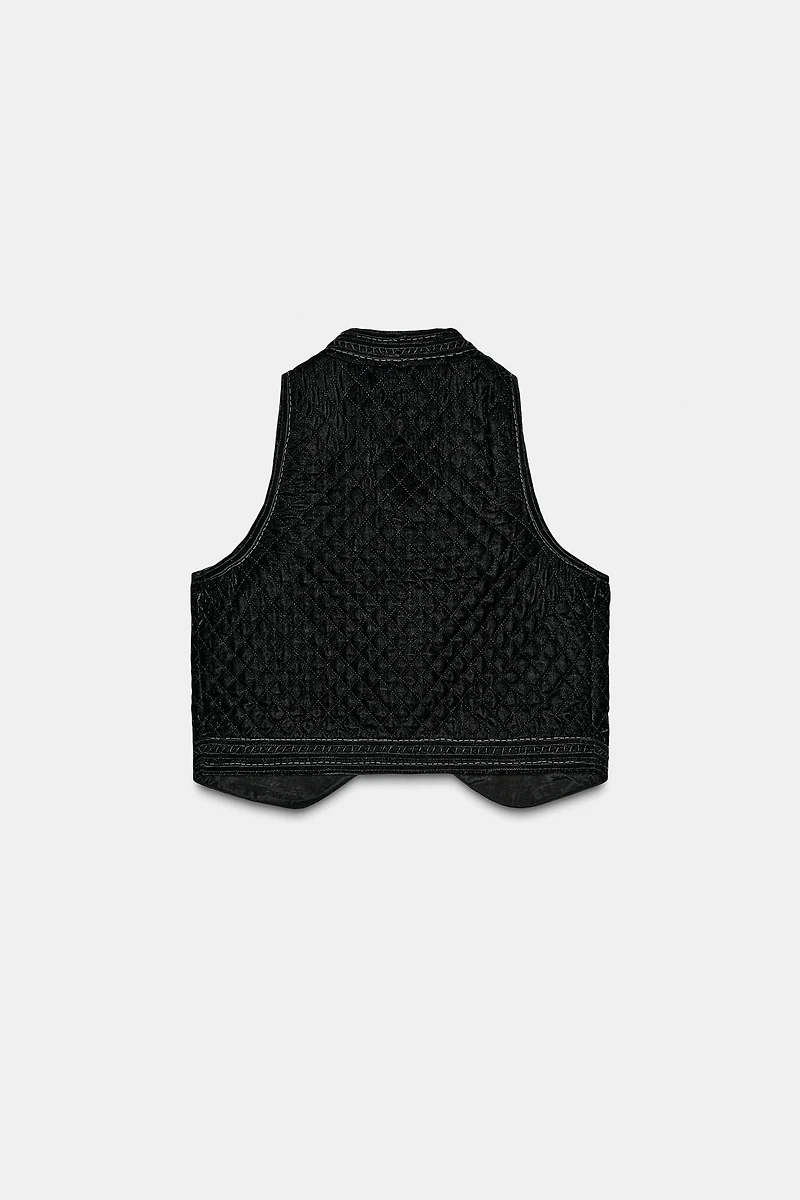 ZW COLLECTION LIMITED EDITION EMBROIDERED VELVET VEST