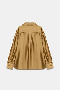 SATIN EFFECT SHIRT ZW COLLECTION