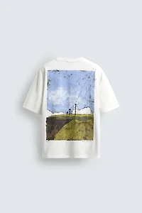 LANDSCAPE PRINT T-SHIRT