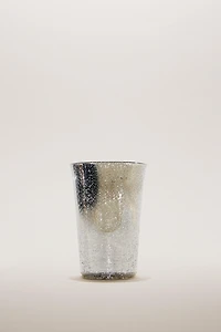 MERCURIZED GLASS CHRISTMAS TUMBLER