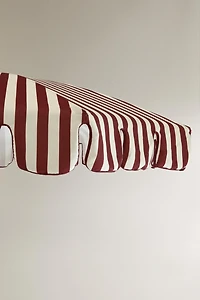 ASH WOOD UMBRELLA WITH CONTRAST PIPING (Ø 200 CM)