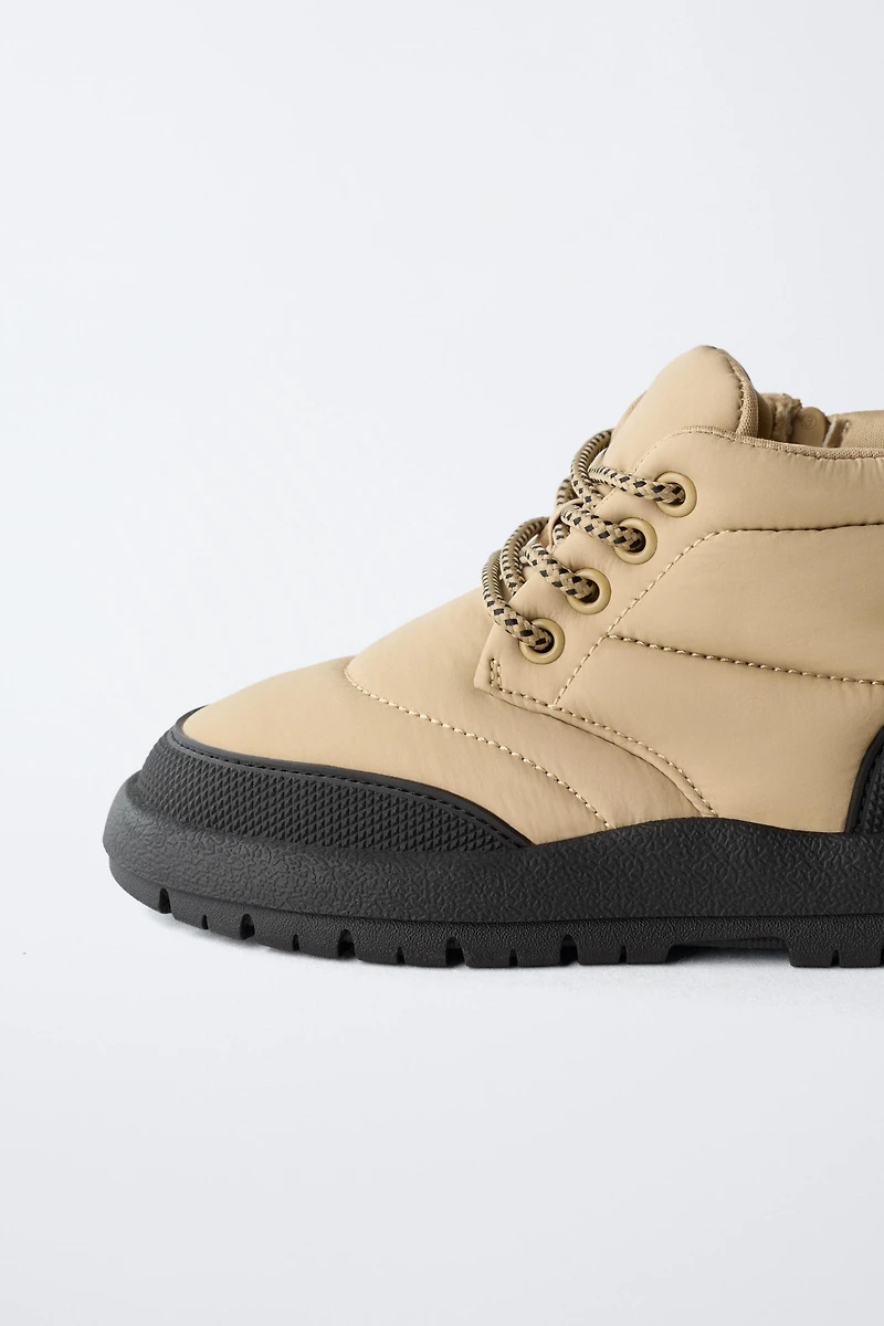 WATER REPELLENT QUILTED BOOTS