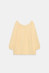 LINEN BLEND BLOUSE ZW COLLECTION