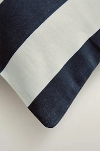 WIDE STRIPE THROW PILLOW COVER