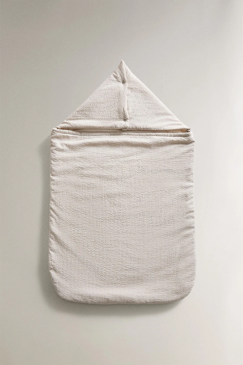 GINGHAM CARRYCOT BABY WRAP