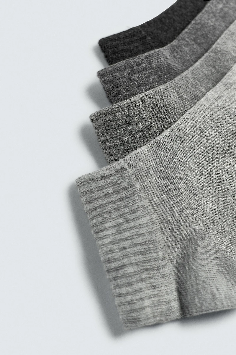 FOUR-PACK OF BASIC ANKLE SOCKS