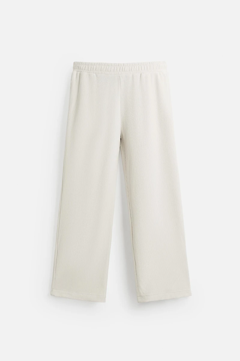 VERTICAL TEXTURED JOGGER PANTS