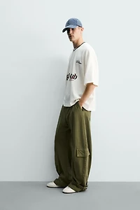 CARGO PANTS WITH SIDE LOOPS