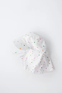 BONNET DE BAIN COUVRE-NUQUE ÉTOILES