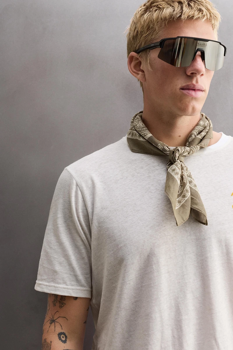 LINEN - COTTON PRINT T-SHIRT