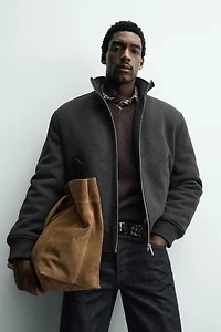 COMBINATION BOMBER JACKET