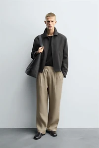FLOWY PLEATED PANTS