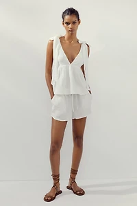 TOP À LACETS