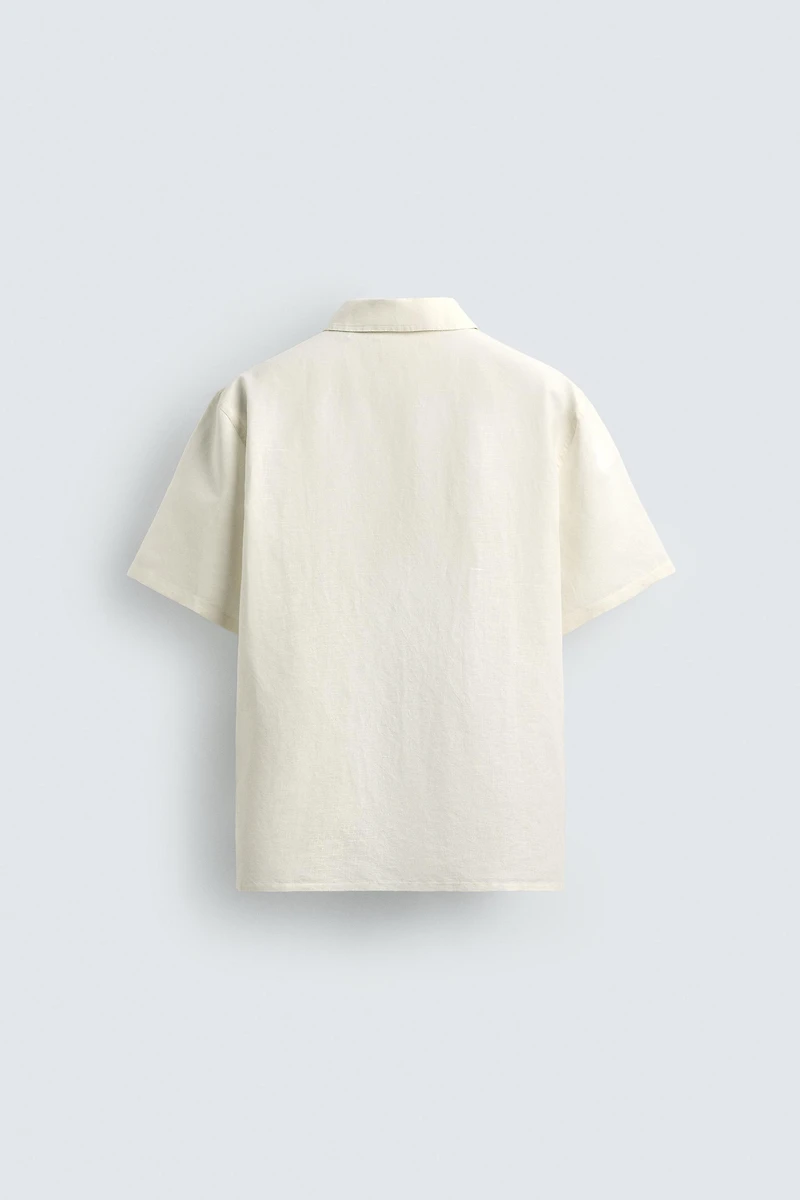 REGULAR FIT HEMP COTTON BLEND POLO
