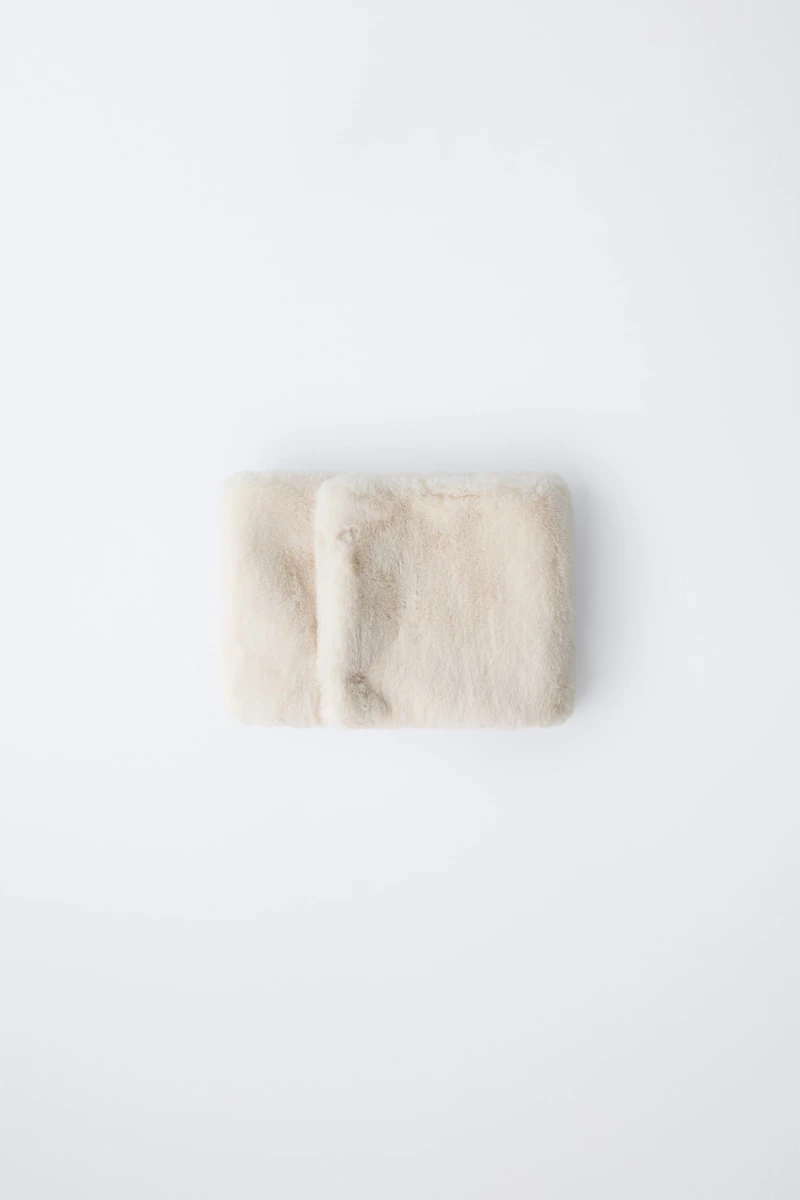 FAUX FUR NECK WARMER