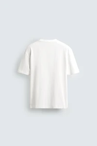 CONTRAST PRINT T-SHIRT