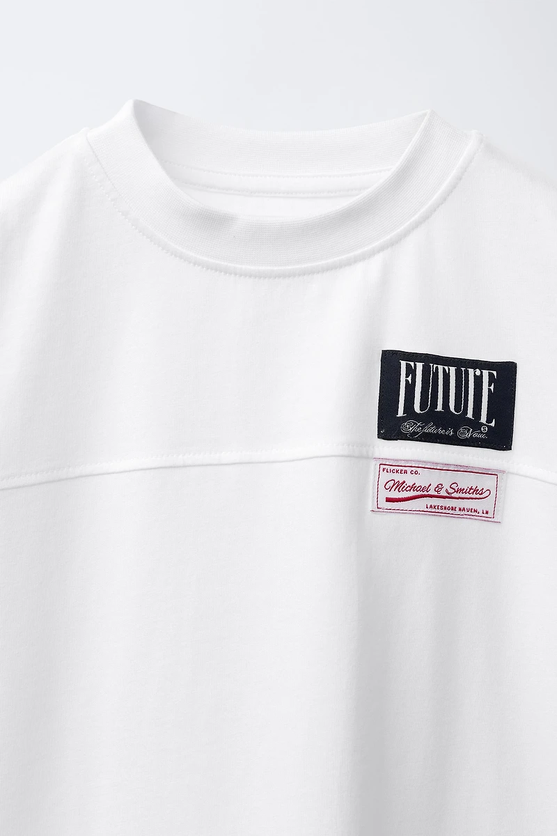 LABEL JOGGING T-SHIRT