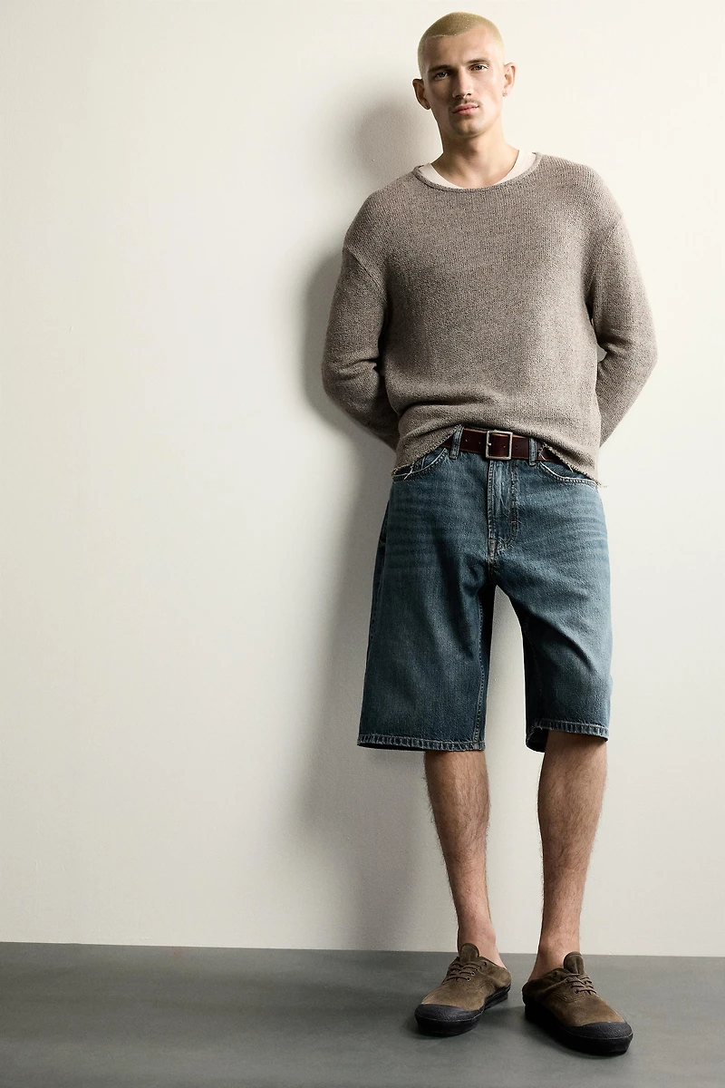 RELAXED FIT KNIT T-SHIRT