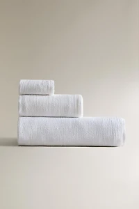SERVIETTE DE BAIN LIN WAFFLE