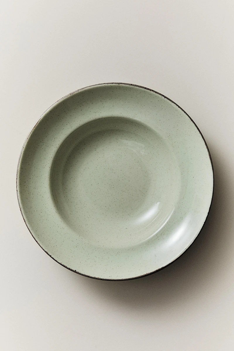 ASSIETTE À PÂTES PORCELAINE BORD ANTIQUE