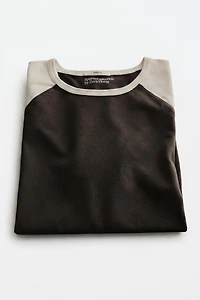 TWO-TONE COTTON T-SHIRT