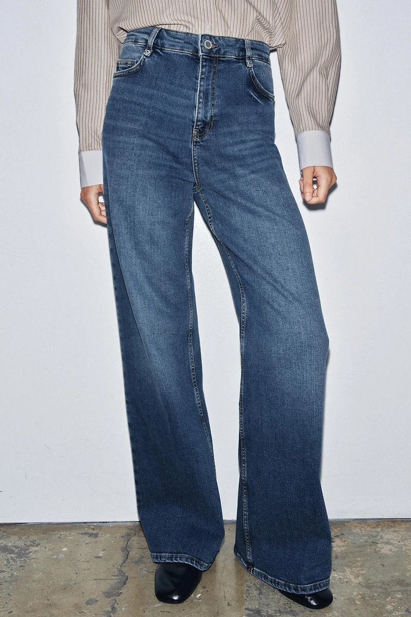 ZW COLLECTION HIGH RISE WIDE LEG JEANS