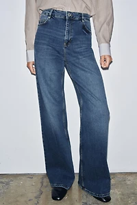 ZW COLLECTION HIGH RISE WIDE LEG JEANS