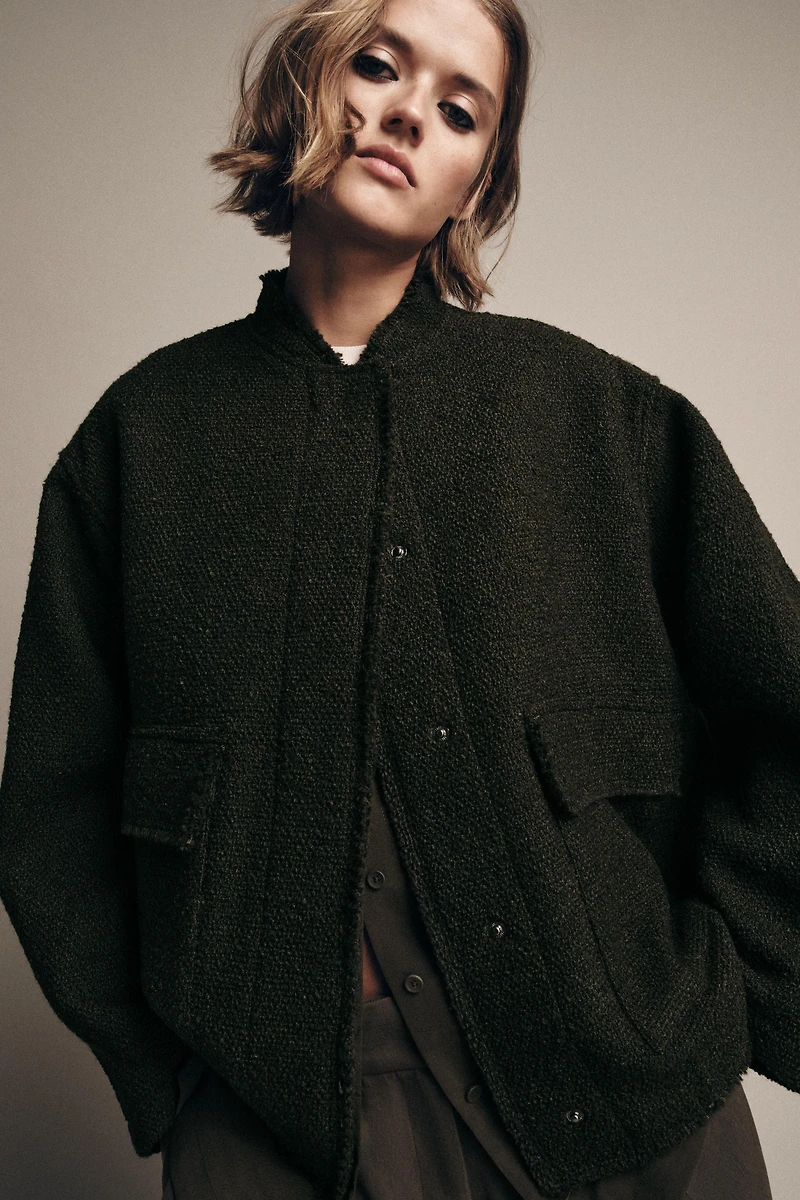 VESTE STRUCTURÉE AVEC LAINE ZW COLLECTION