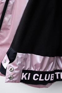 METALLIC WATER-RESISTANT AND WINDPROOF DOWN JACKET RECCO® SYSTEM SKI COLLECTION