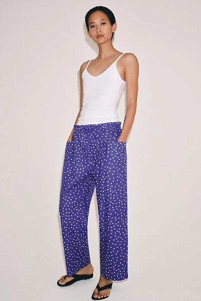ZW COLLECTION POLKA DOT PRINT PANTS