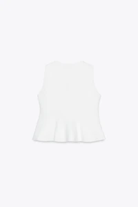 PEPLUM KNIT TOP