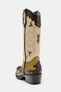 COMBINED COWBOY BOOTS