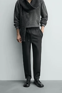 COMFORT NON-IRON JOGGER-WAIST PANTS
