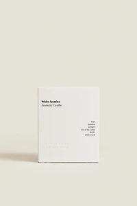 G) WHITE JASMINE SCENTED CANDLE