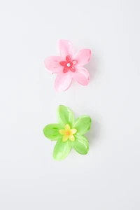 TWO-PACK OF HIBISCUS FLOWER CLIPS