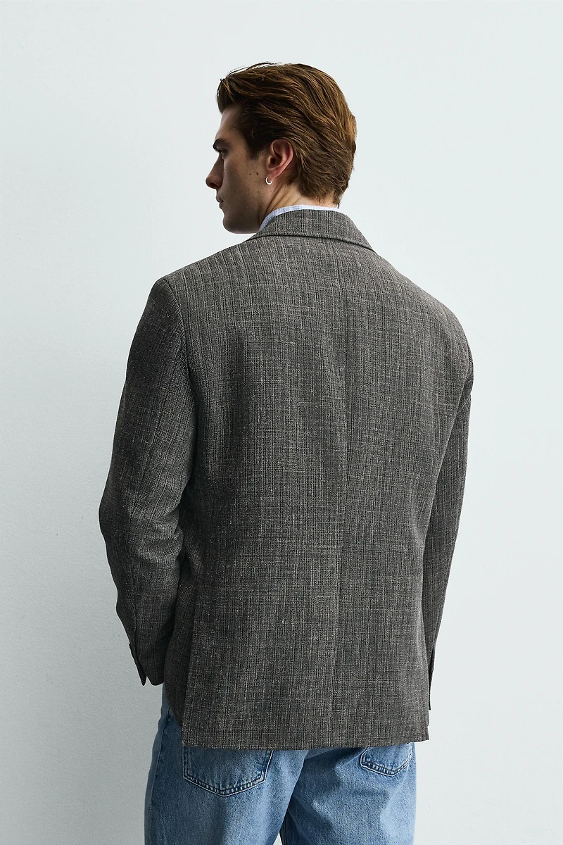 BLAZER REGULAR FIT STRUCTURÉ
