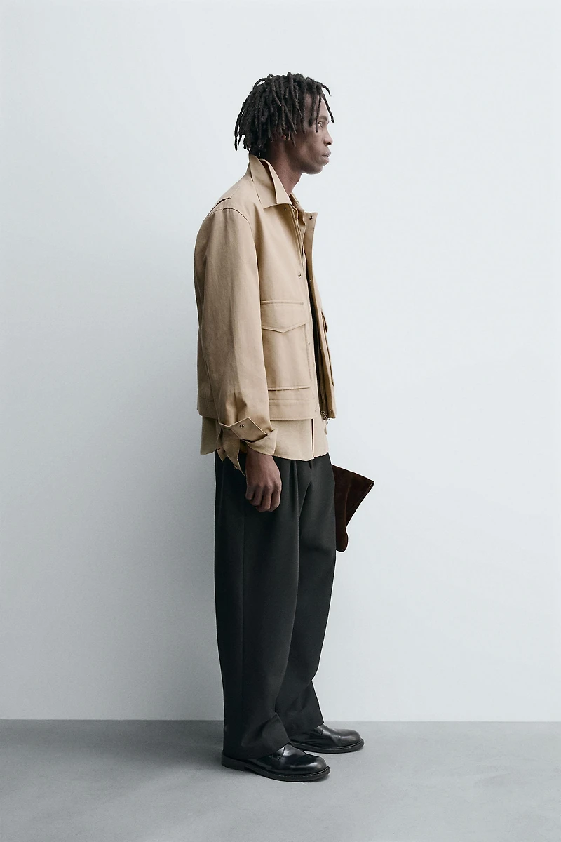 TWILL TEXTURED JACKET