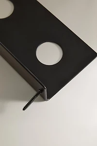 BLACK SOAP DISPENSER WALL STAND