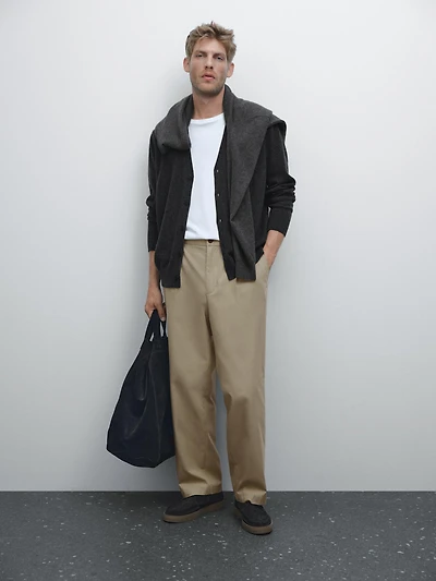 Cardigan à col en V 100 % cachemire