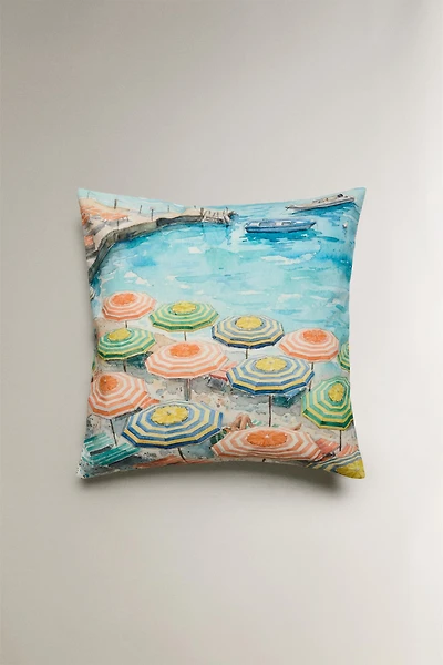 UMBRELLA THROW PILLOW COVER