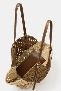 WOVEN BODY SHOPPER BAG
