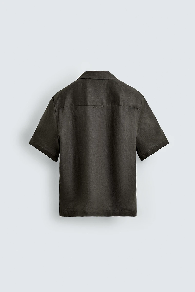 100% LINEN RELAXED FIT SHIRT