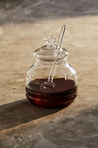 BUMBLEBEE BOROSILICATE GLASS HONEY JAR