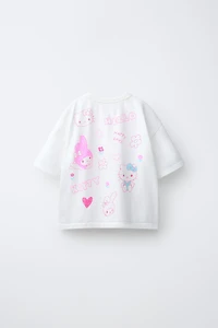 T-SHIRT BRODERIES HELLO KITTY © SANRIO