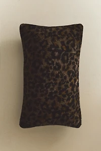 ANIMAL PRINT FAUX FUR THROW PILLOW COVER