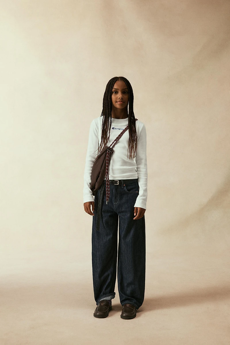 CHAMPION ® X ZARA TEXT RIB T-SHIRT